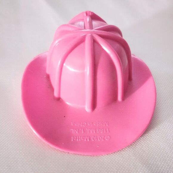 Barbie Doll Accessory PINK FIREMAN HAT Firefighter Fire Fighter Helmet Mattel - Picture 2 of 4